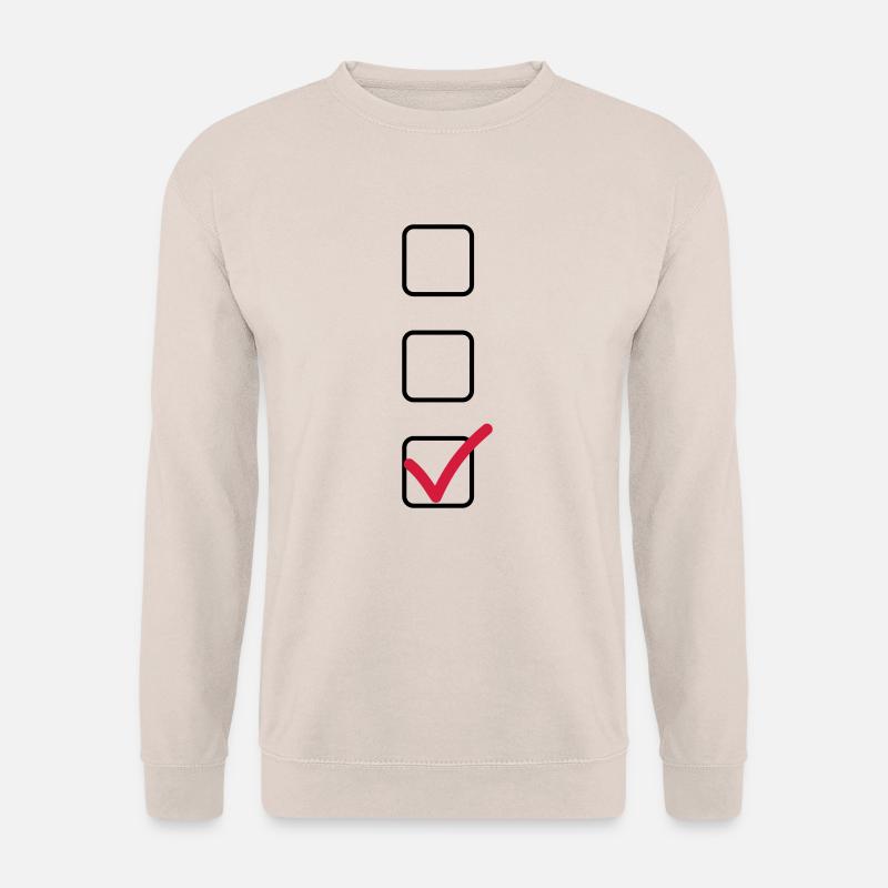 Checkliste - Unisex Pullover - Sand