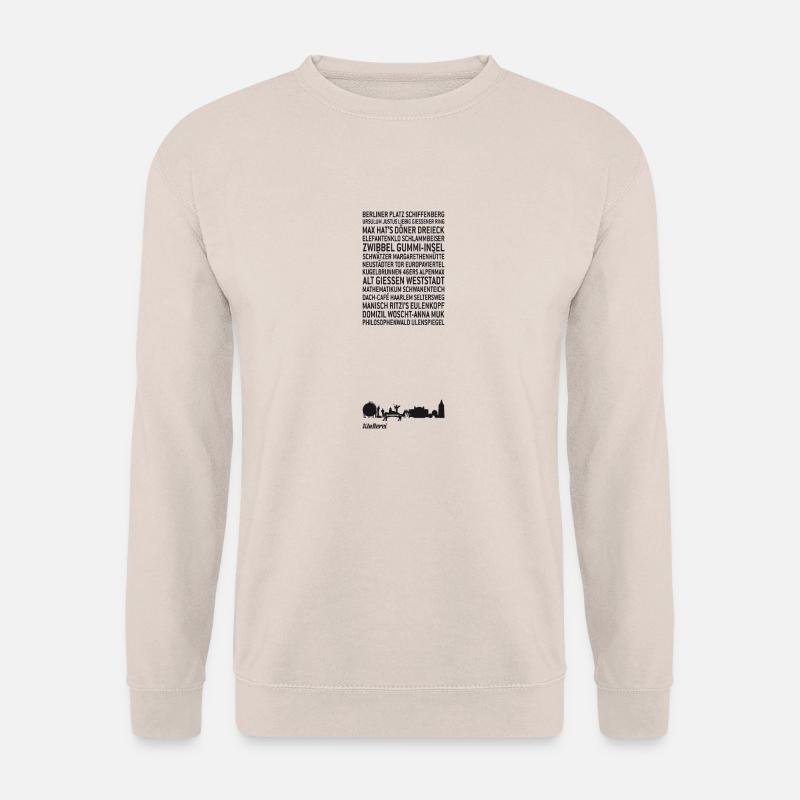 Gießen kompakt - Unisex Pullover - Sand