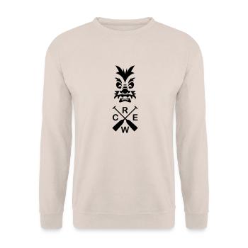 Drachenboot Team 1c - Unisex Pullover - Sand - Vorne - Alina (178cm) & Michal (187cm)