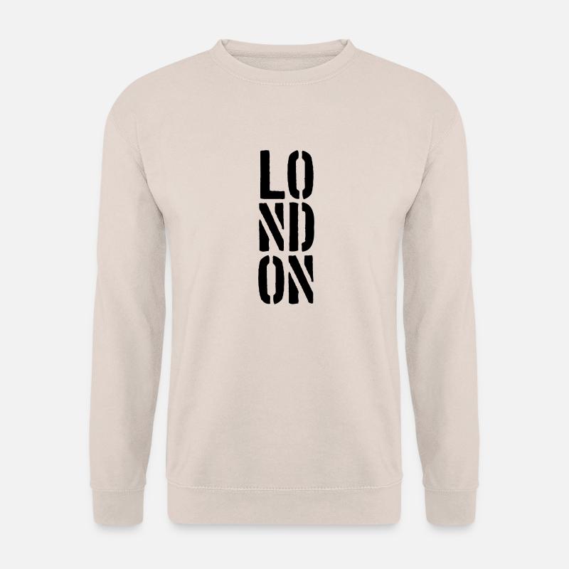London Stamp - Unisex Pullover - Sand