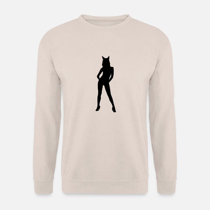 Frau als Teufel - Unisex Pullover - Sand