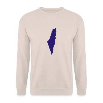 Israel - Unisex Pullover - Sand - Vorne - Alina (178cm) & Michal (187cm)