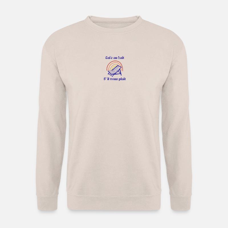 Kaffee bitte - Unisex Pullover - Sand