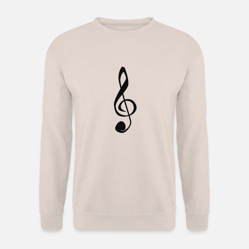 Violinschlüssel - Unisex Pullover - Sand