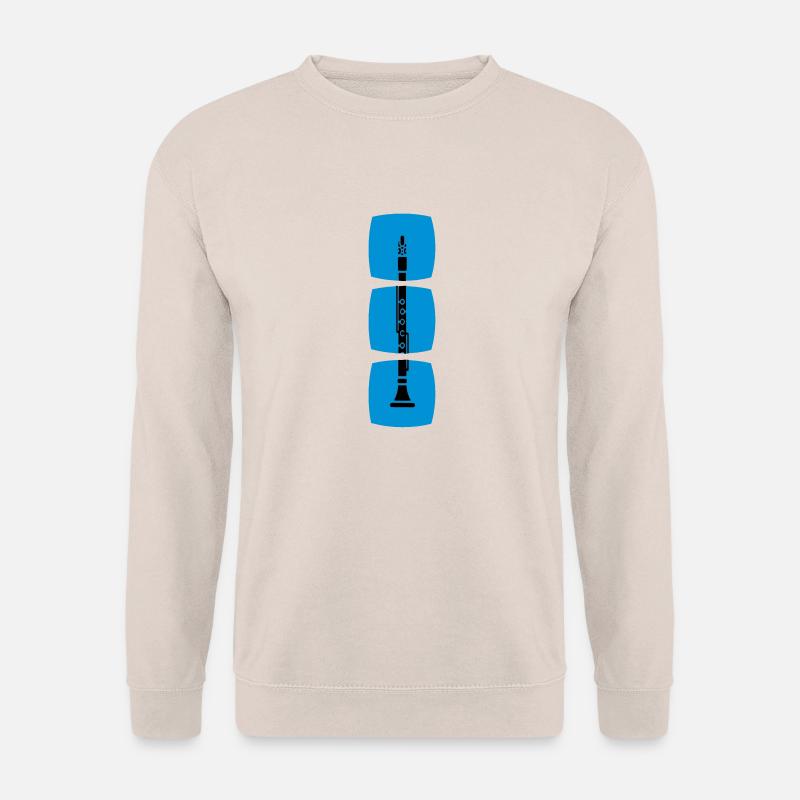 La clarinette dans la série des instruments à vent - Sweat-shirt Unisexe - sable