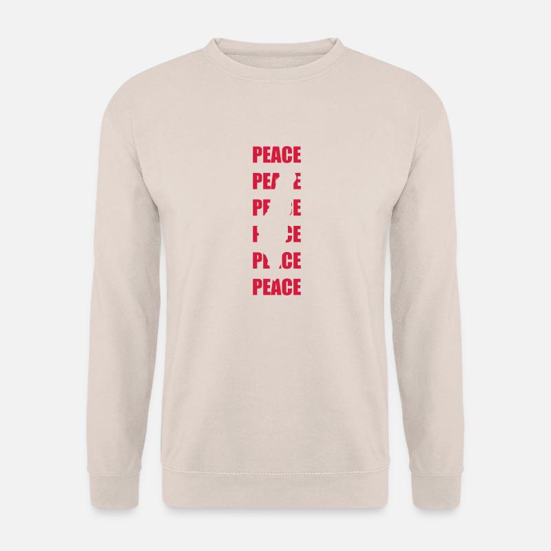 Peace Map - Unisex Sweatshirt - sand