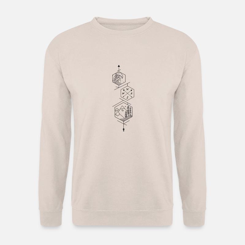 hexagones - Unisex Pullover - Sand