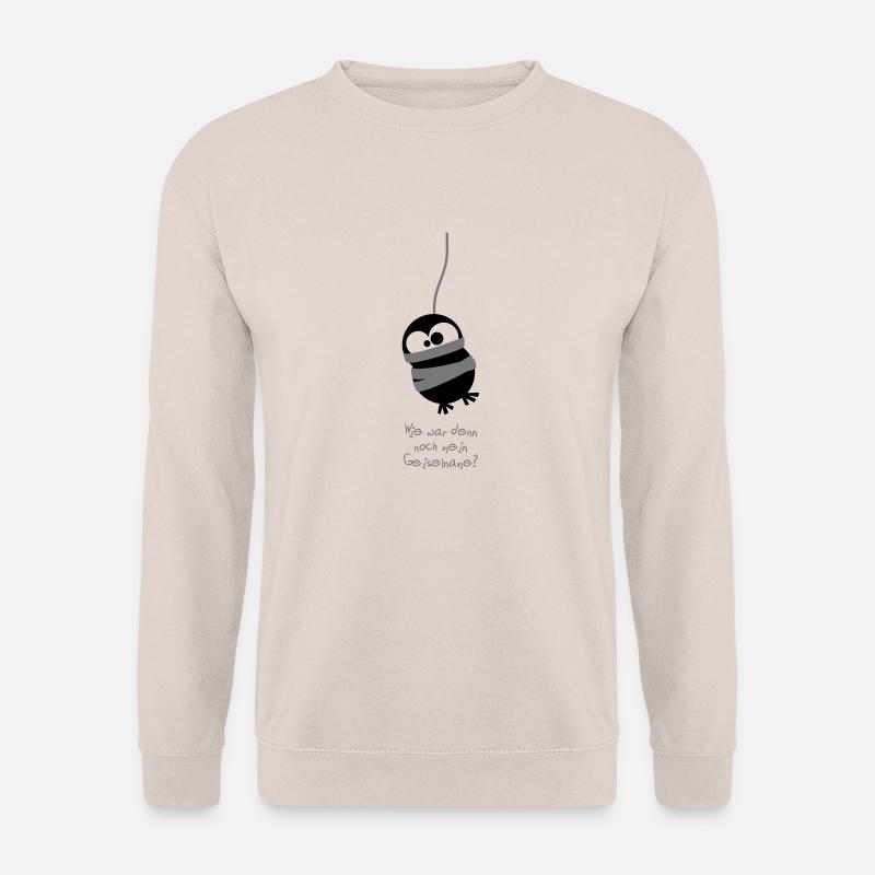 Eine Eule // Wie war denn noch mein Geiselname? - Unisex Pullover - Sand