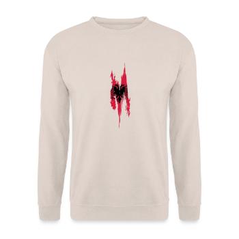 Conception de l’albanaise - Sweat-shirt Unisexe - sable - Devant - Alina (178cm) & Michal (187cm)