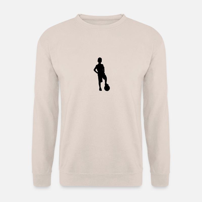 Fussball Junge - Unisex Pullover - Sand
