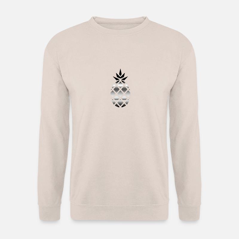 Silber Ananas - Unisex Pullover - Sand
