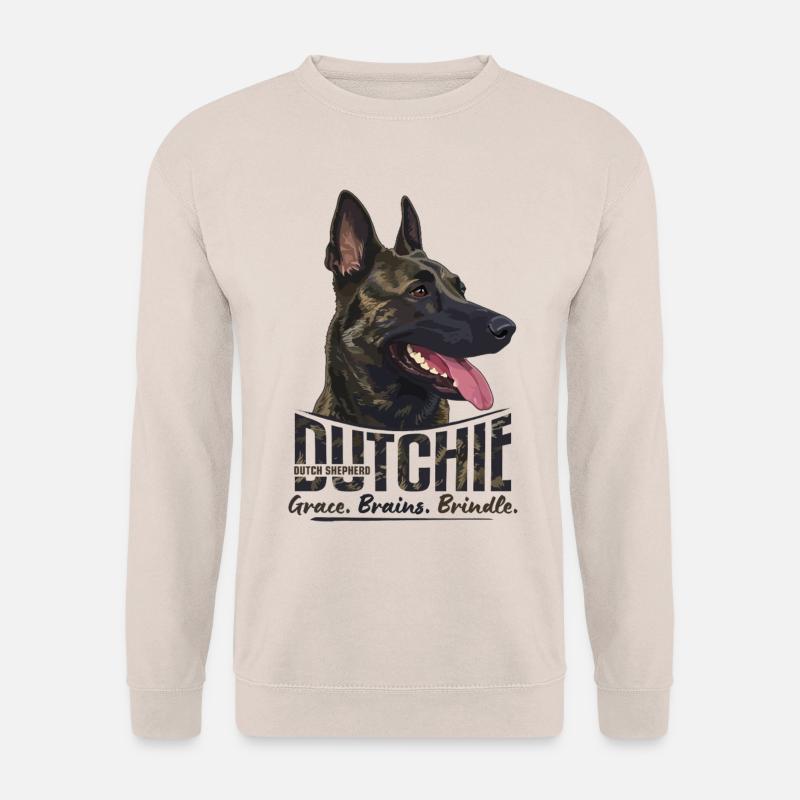 Dutchie - Holländischer Schäferhund - Unisex Pullover - Sand