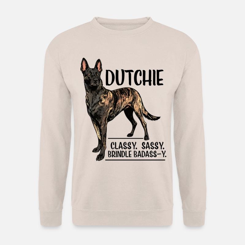 Dutchie - Holländischer Schäferhund - Unisex Pullover - Sand