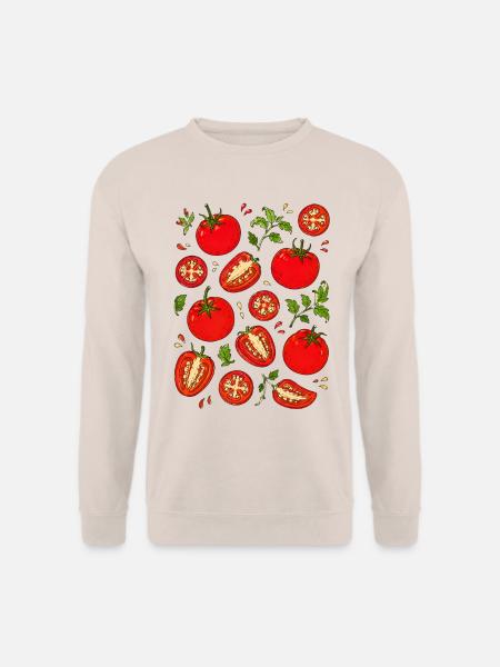 Tomaten | Gemüse Garten & Ernte - Unisex Pullover - Sand