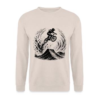Mountainbike - Unisex Pullover - Sand - Vorne - Alina (178cm) & Michal (187cm)
