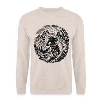 Mountainbike - Unisex Pullover - Sand - Vorne - Alina (178cm) & Michal (187cm)