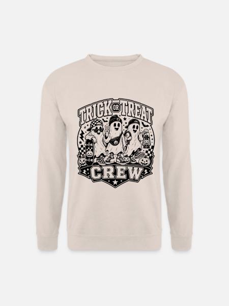 Trick or Treat Crew - Unisex Pullover - Sand