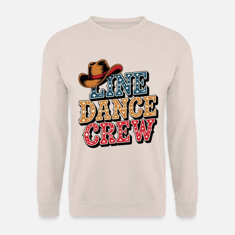 Linedance Crew Line Dance Mannschaft - Unisex Pullover - Sand