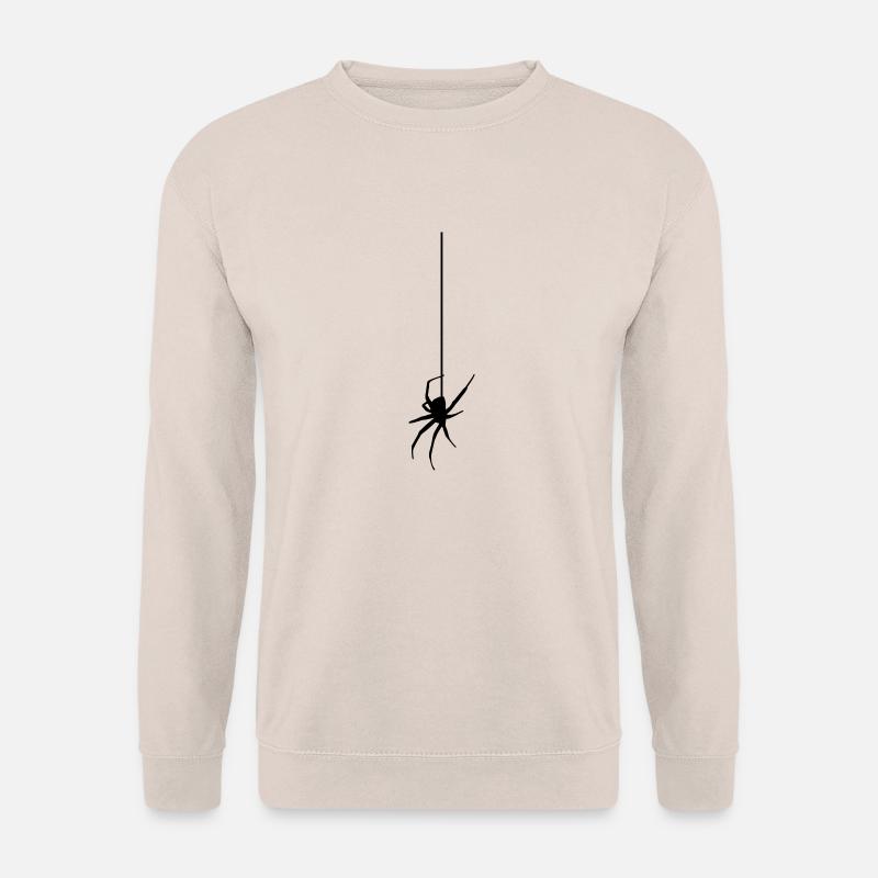 Spider on a thread - Araignée - Sweat-shirt Unisexe - sable