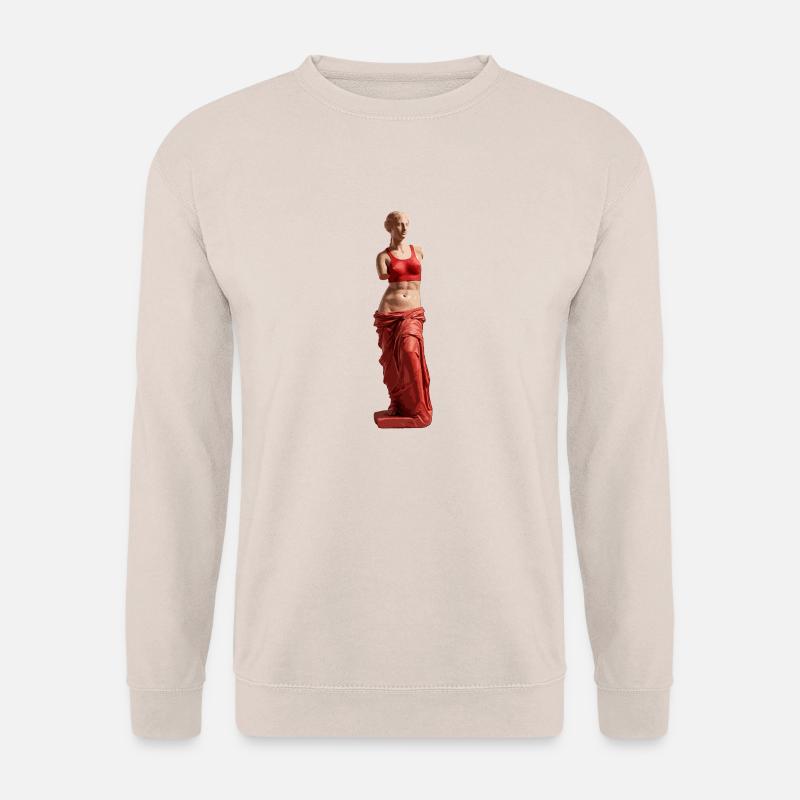 Venus von Milo angezogen - Unisex Pullover - Sand