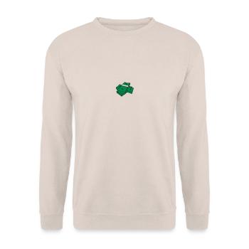 billets de banque - Sweat-shirt Unisexe - sable - Devant - Alina (178cm) & Michal (187cm)