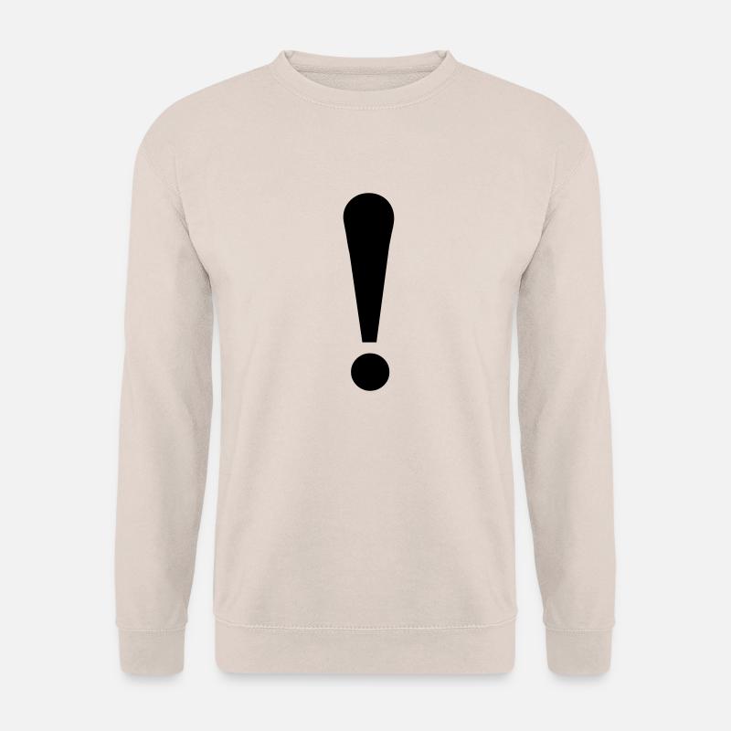 Point d'exclamation - Sweat-shirt Unisexe - sable