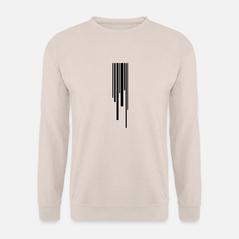 Many strokes pattern - Unisex Sweatshirt - sand
