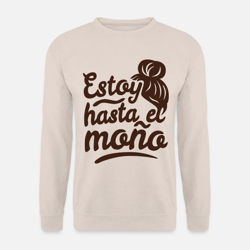 Ich bin bis zum Dutt fertig - Unisex Pullover - Sand