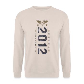 Edition Limitée 2012 Anniversaire Force et Honneur - Sweat-shirt Unisexe - sable - Devant - Alina (178cm) & Michal (187cm)