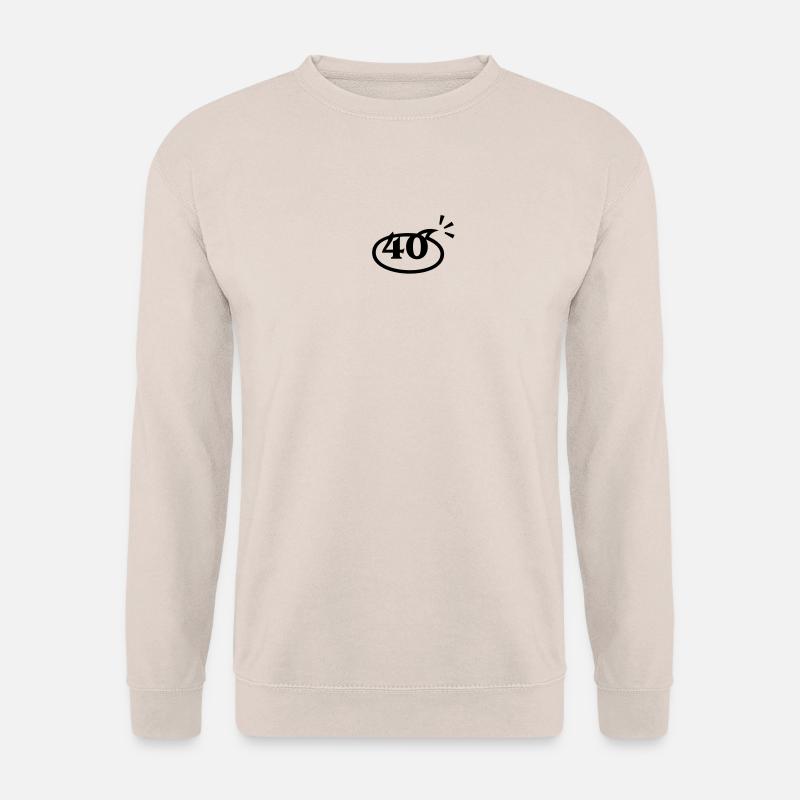 Zahl 40 - Unisex Pullover - Sand
