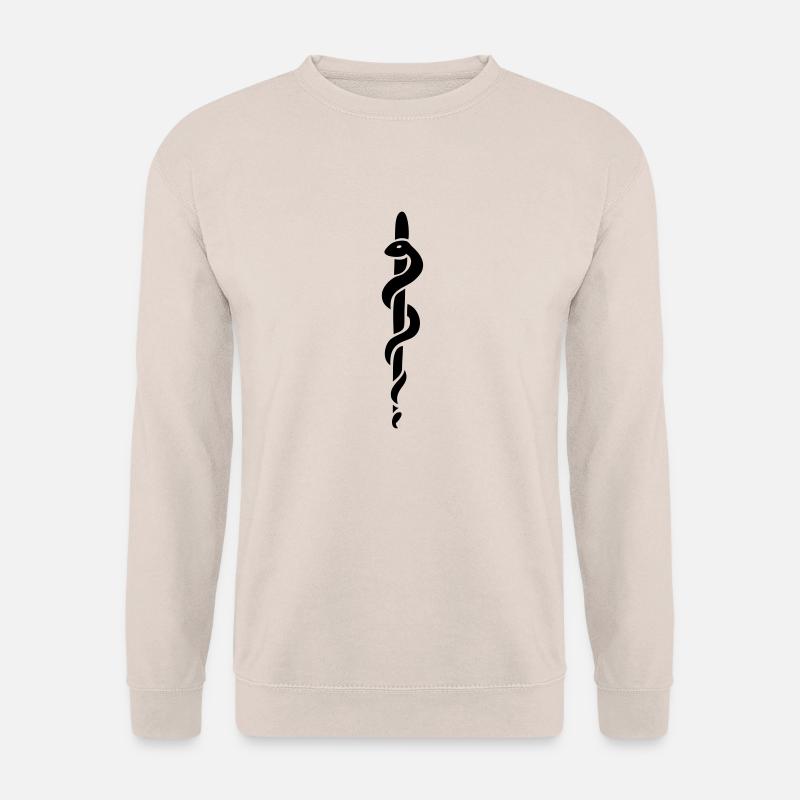snake stick - Unisex Sweatshirt - sand