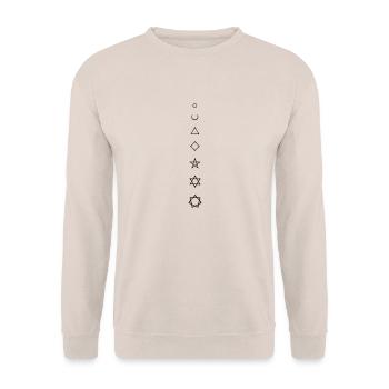 Magic Numbers - Sweat-shirt Unisexe - sable - Devant - Alina (178cm) & Michal (187cm)