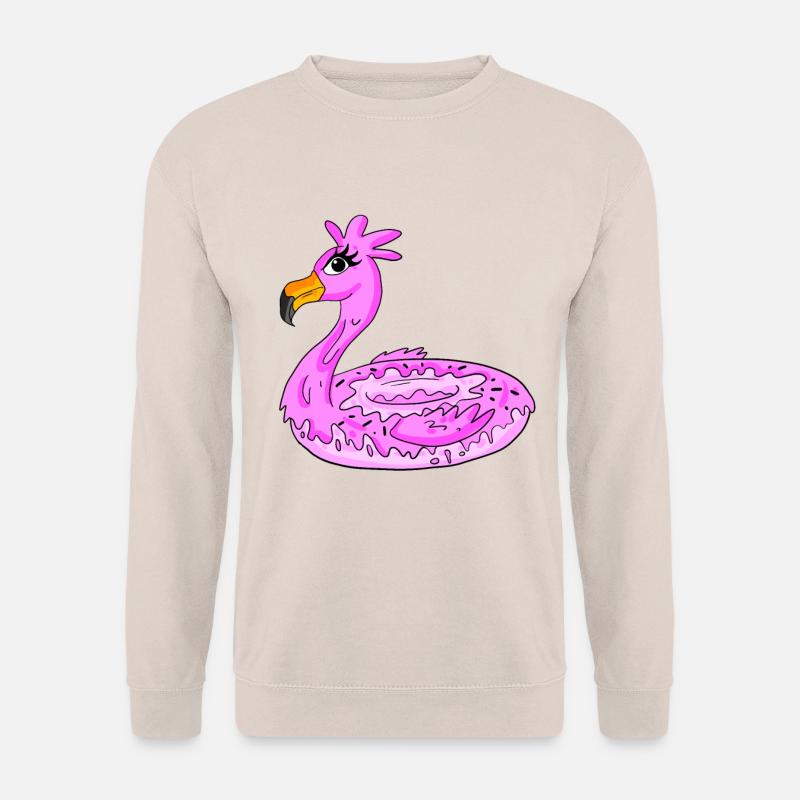 Flamingo Donut - Unisex Pullover - Sand