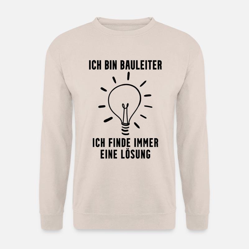 Bauleiter Geschenk - Unisex Pullover - Sand
