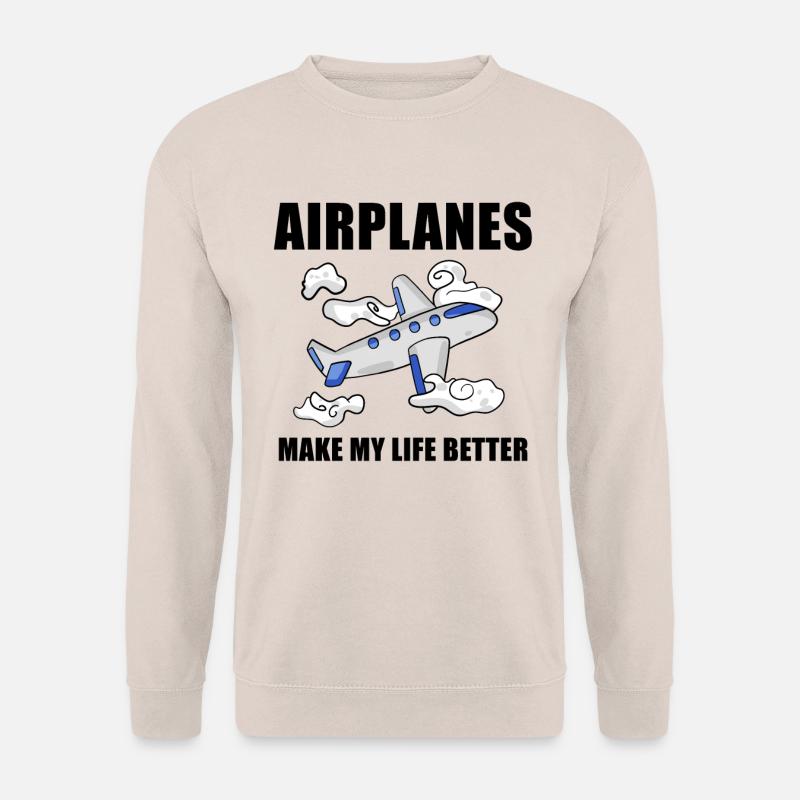 Flugzeuge - Unisex Pullover - Sand