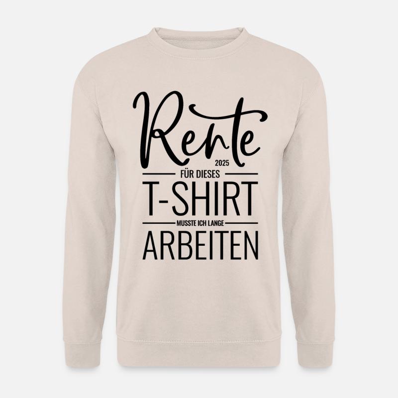 Rente 2025 T Shirt - Unisex Pullover - Sand