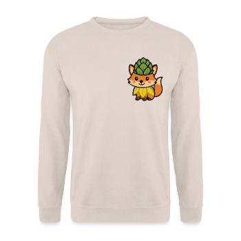 Bud fox - Unisex Sweatshirt - sand - Front - Alina (178cm) & Michal (187cm)