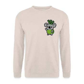 Koalauch - Unisex Pullover - Sand - Vorne - Alina (178cm) & Michal (187cm)