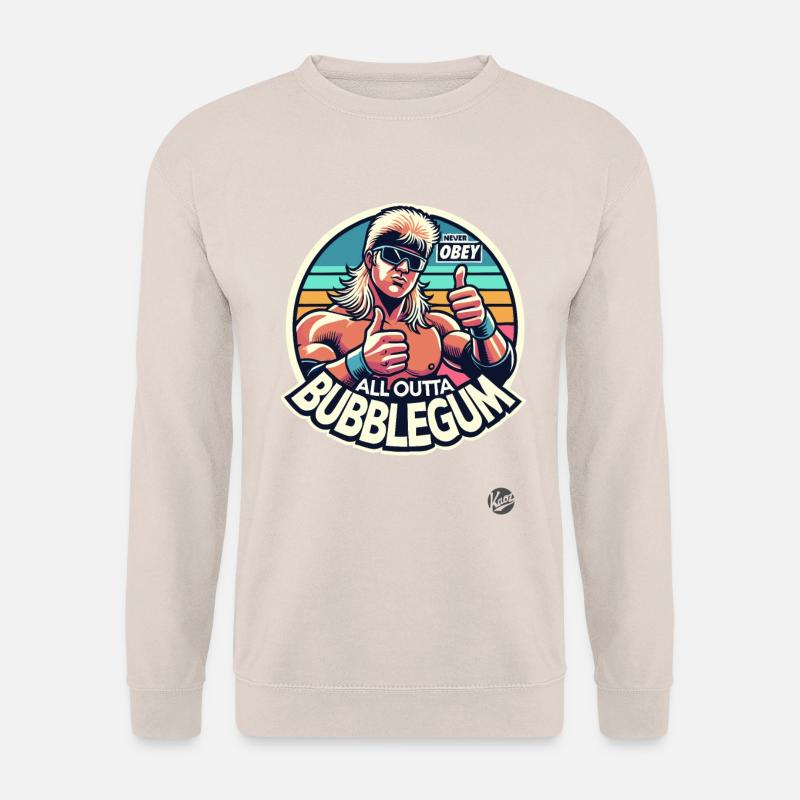Never Obey, All Outta Bubblegum - Unisex Pullover - Sand