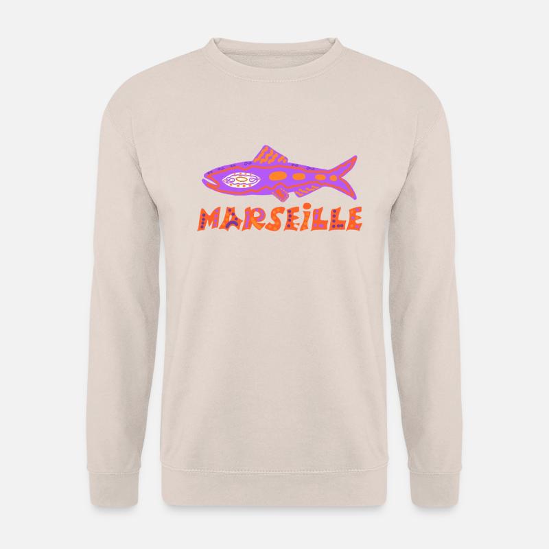 Sardinen-Marseillaise - Unisex Pullover - Sand