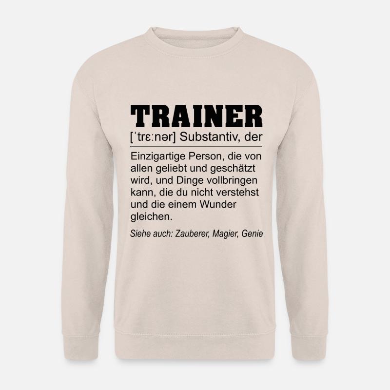 Trainer Definition - Unisex Pullover - Sand