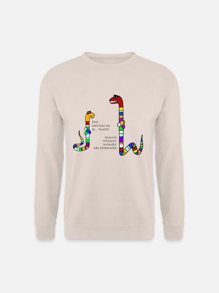 Twisty snakes - Unisex Pullover - Sand