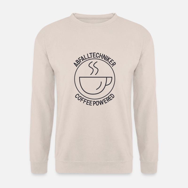Abfalltechniker Coffee Powered - Unisex Pullover - Sand