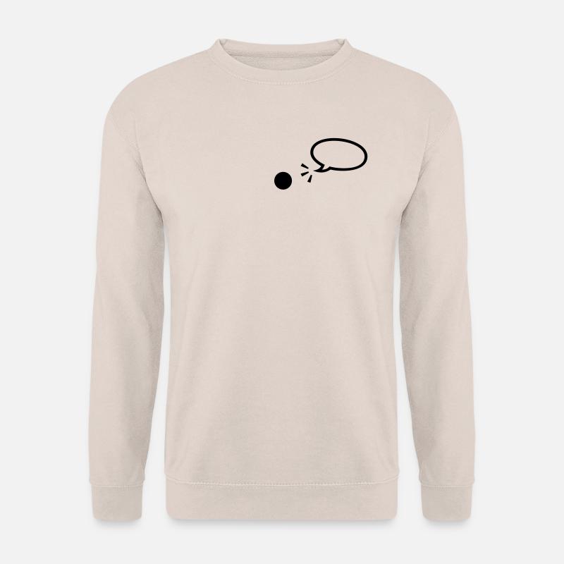 Sprechblase / speach bubble (1c) - Unisex Pullover - Sand