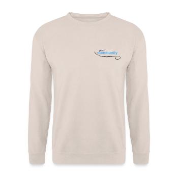 good community - Unisex Pullover - Sand - Vorne - Alina (178cm) & Michal (187cm)
