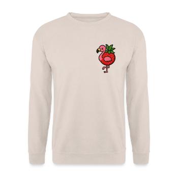 Flamingberry - Unisex Pullover - Sand - Vorne - Alina (178cm) & Michal (187cm)