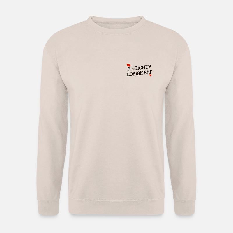 ABSICHTSLOSIGKEIT HERZ - Unisex Pullover - Sand