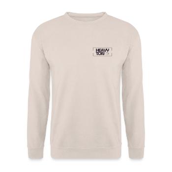 HeavyTon - Unisex Sweatshirt - sand - Front - Alina (178cm) & Michal (187cm)