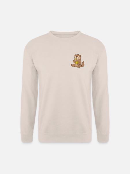 Frettchen Pommes Frites - Unisex Pullover - Sand