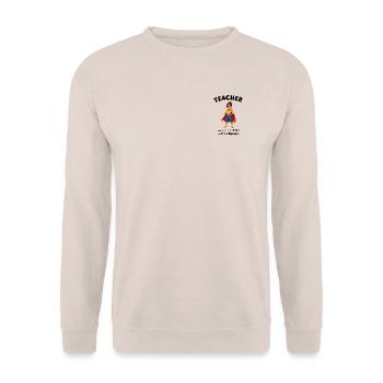 Super-héroïne Maîtresse du Don - Sweat-shirt Unisexe - sable - Devant - Alina (178cm) & Michal (187cm)